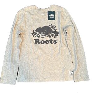 Roots Kids Red Long Sleeve Shirt - Size S (5-6 years)